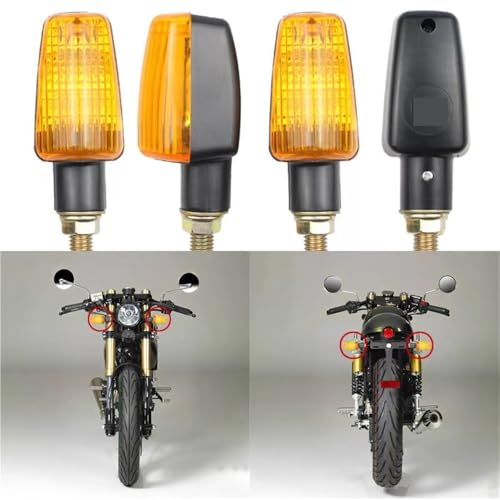 Luces intermitentes para evitar accidentes traseros en moto con señal ámbar 2