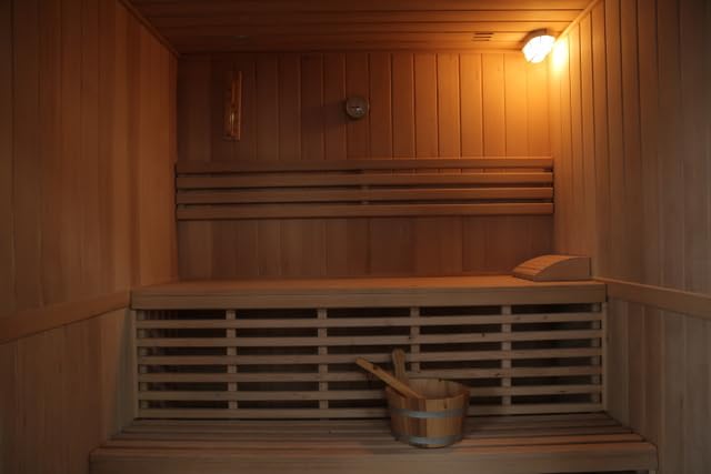 Bagno Italia Sauna finlandese 200x175 cm 4 posti in legno canadese accessori inclusi