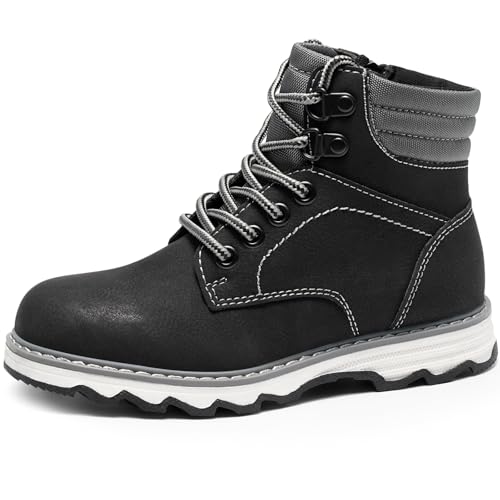 Bottines imperméables garçon chaussures de pluie enfant noir 32