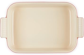 Le Creuset Heritage Rectangular Dish, Stoneware, 26 cm, 2.4 litres, Cerise, 71102260600001