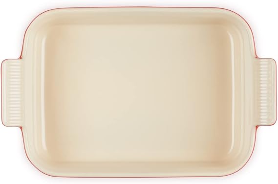 Le Creuset Heritage Rectangular Dish, Stoneware, 26 cm, 2.4 litres, Cerise, 71102260600001