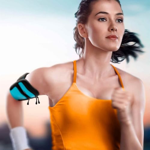 Brassard de sport de qualité supérieure avec double compartiment pour smartphone
