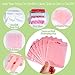 Press On Nail Tool Kit with Everything, Bebbtiy Press On Nail Prep Tool Kit Disposable Manicure Kit with Nail File, Nail Glue, Prep Pads, Adhesive Nail Tabs, Wood Stick, Packaging Bag (20pcs-pink)
