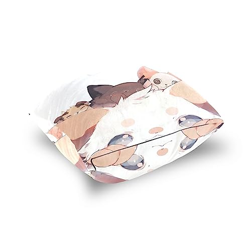 Frodotgv FPILLOWCASE07007 Little Monster Lying On The Ground Fluffy Pillow Case Pillow Case Protectors thumb #4