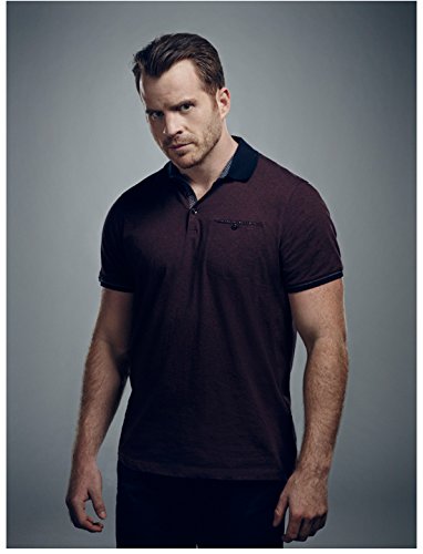 Second Chance Robert Kazinsky as Jimmy Pritchard in Short Sleeve Shirt Gray Background 8 x 10 inch photo