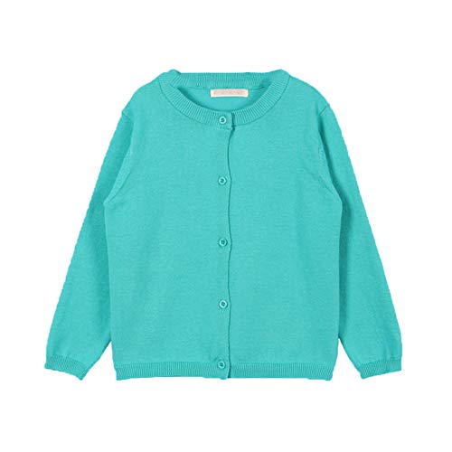 Elonglin Kinder Strickjacke für Mädchen Jungen Basic Cardigan...