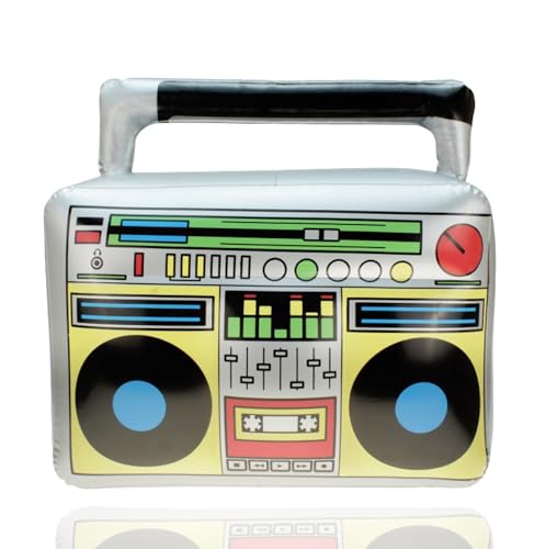 3x Walkman aufblasbar, Ghettoblaster im retro 80er / 90er Design...