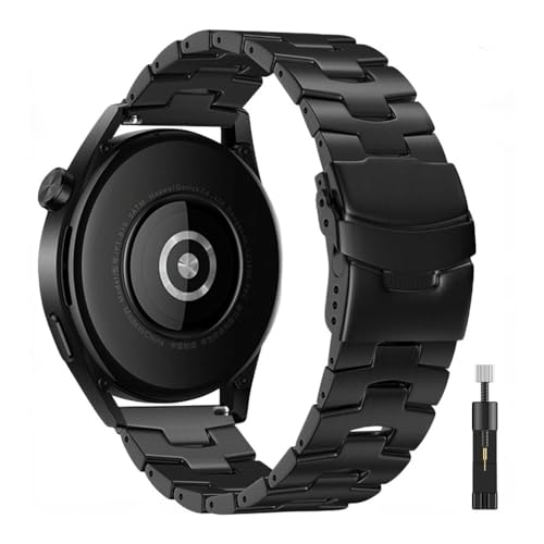 Bracelet en metal titane de 22 mm pour montres connectees et classiques - 2