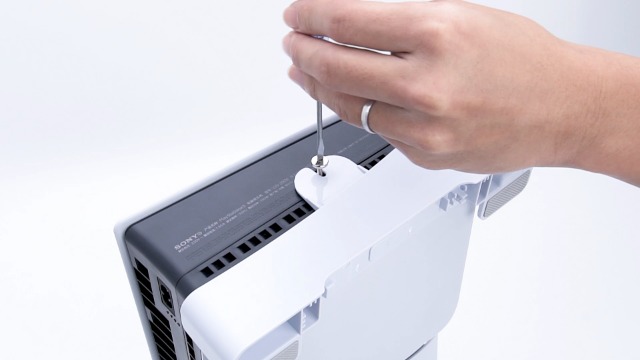 Für PS5 Slim Konsole Horizontale Halterung Dreieck Clear