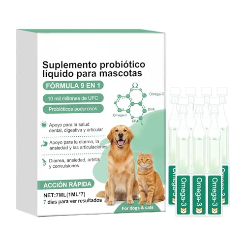Líquido limpiador dental para perros – Solución de cuidado bucal, suplemento refrescante de aliento, ayuda para la higiene dental en cachorros | Fórmula para eliminar el mal aliento para el cepillado