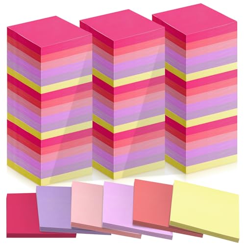 Image of Fainne 120 Pack Sticky Notes Bulk 3x3 Multicolor Self Stick,Vivid Color