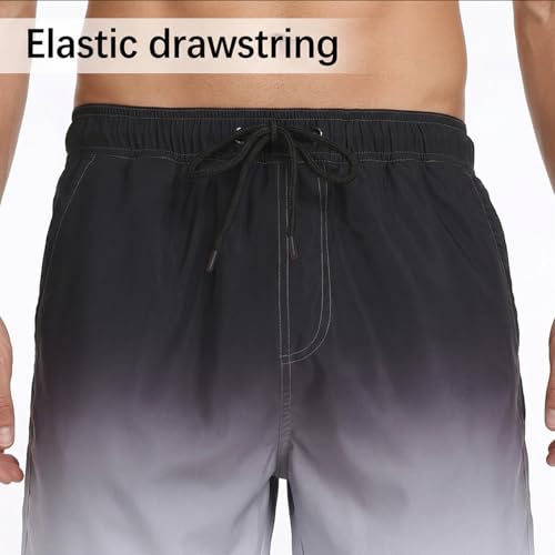 Image of Keevoom Mens Swim Trunks Compression Liner Swimming Shorts Swimwear Quick Dry Swimsuit Bathing Suits Board Shorts