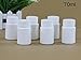 12PCS Plastic Round Pill Container Bottles-Medicine Tablet Capsule Storage Holder Pill Dispenser Bait Holder Organizer(White) (70ml)