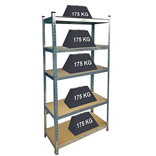 Étagère pour charges lourdes Étagère de cave Étagère de stockage Étagère modulaire Étagère métallique Étagère pour charges lourdes Étagère d'atelier Banc...