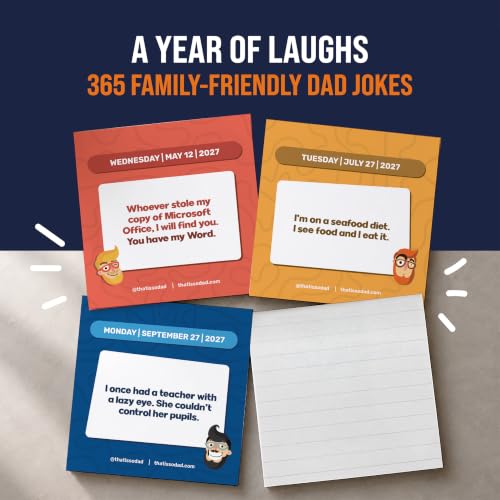Image of 2027 Dad Joke Calendar | 365 Funny Jokes Daily Desktop Calendar