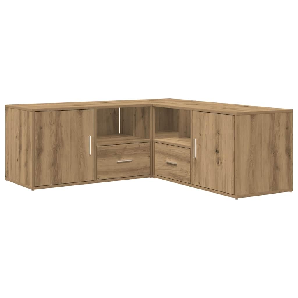 vidaXL Armoire d'angle chêne Artisanal 200x40x45 cm Bois d'ingénierie