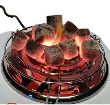 GYD Black Slimline elektronischer Kohleanzünder Shisha Kohle anzünder