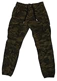 Eight2Nine M.O.D. Herrenhose Jeans Chamouflage Short Cargo Hose (30, Olive Ch-Flage)