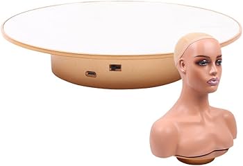 Amazon.co.jp: 360度回転ディスプレイスタンド 電池式 Usb式 ターン