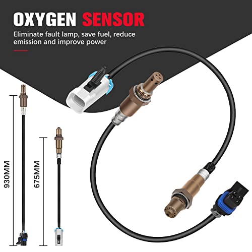 Qijiauto O2 Oxygen Sensor Upstream And Downstream 234-4668 Sg277 Compatible With For Buick Allure 2005-2009 For Buick Century 1996-2004 #TOP1