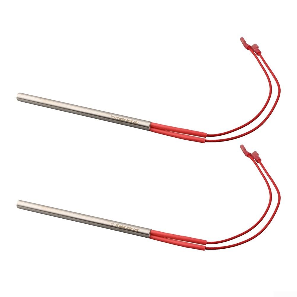 Kit de encendido brillante para estufas de pellets Nemaxx P6, P9 y P12 para combustión eficiente de pellets en estufas, 230 V/300 W, longitud 150 mm