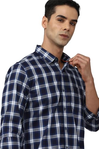 Image of Peter England Men's Cotton Slim Fit Shirt