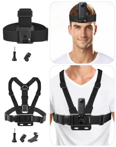 GEEKAM 9-in-1 Chest & Head Mount Kit for GoPro, iPhone, DJI - Image 4
