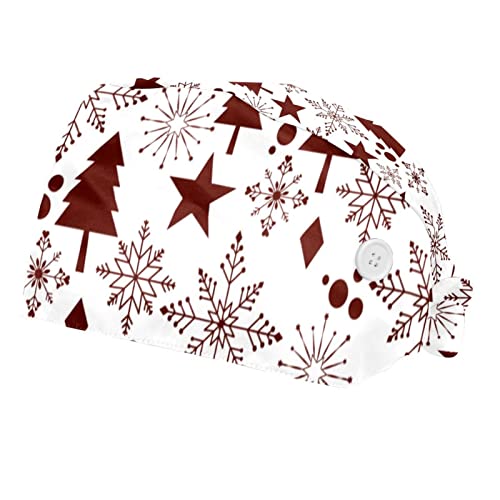 Casquette pour hommes femmes contre la chaleur au travail motif flocons lot de 2
