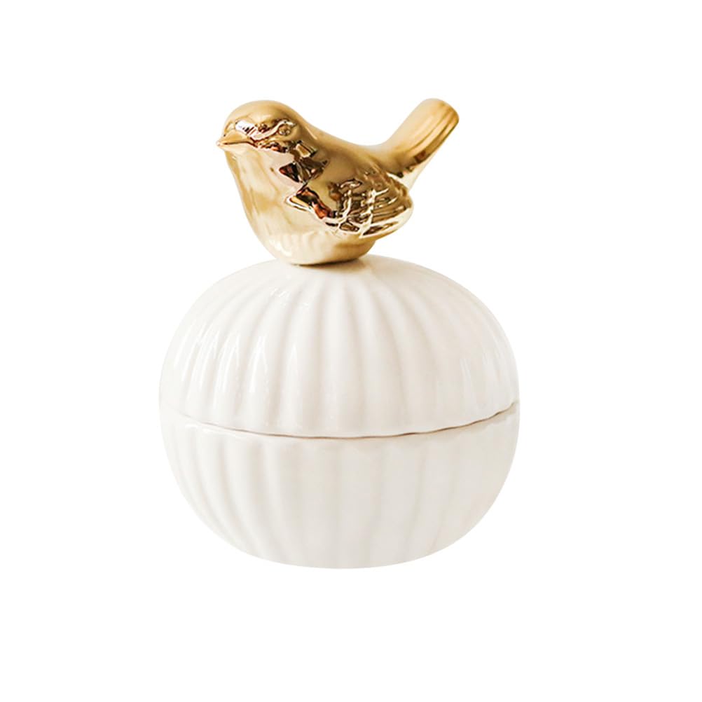 Boîte à bijoux cardinal en céramique pour ne plus perdre vos bagues