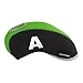 Andux Number Print Golf Iron Club Head Covers with Transparent Window 10pcs/Set Black/Lime Green