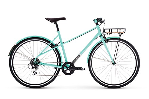 Raleigh Bikes Carlton 8 Mixte Women's City Bike, Green, 56cm/Large