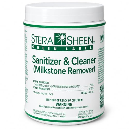 Stera Sheen Ice Machine Cleaner & Sanitizer, Green Label, 4l...