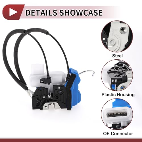 Image of Power Door Lock Actuator Motor for Kia Rio 2012-2017 Front Right Passenger Side Door Latch Actuator Assembly with Cable No.813211W040