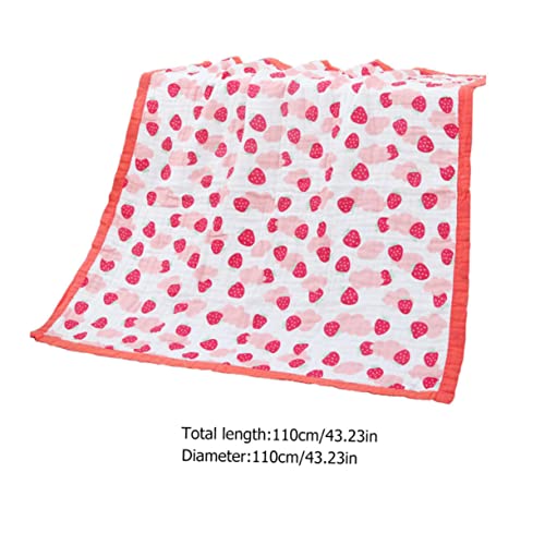 Cabilock 2 Stks Baby Print Gooi Quilt Baby Inbakeren Wrap Katoen Inbakeren Deken Kinderen Haar Handdoek Katoenen Baby Handdoeken Badcape Baby Badcape Absorberende Badhanddoek Baby - Afbeelding 3
