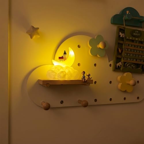 Lámpara de noche 3D nube que cambia color UV miniatura 5