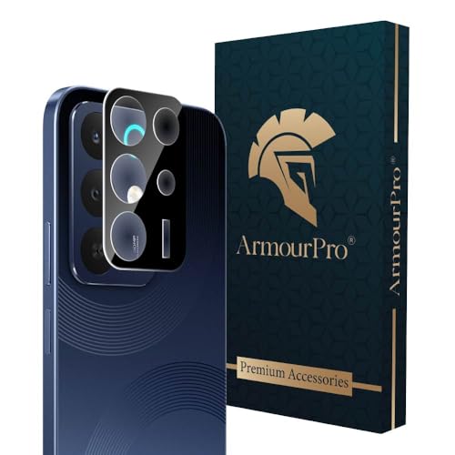 Image of ArmourPro Premium Camera Lens Protection Compatible with Realme 15x (6.81 Inches) With Edge To Edge Full Camera Screen Coverage | Black, Pack of 1