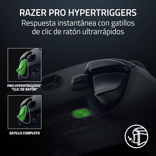 Mando inalámbrico Razer Wolverine V3 Pro para jugar en PC sin cables 6