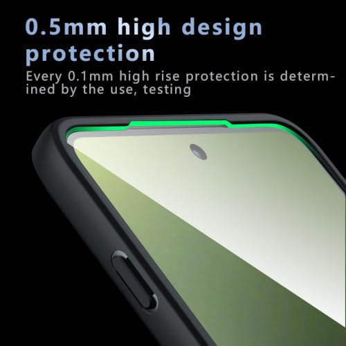 Image of Matte PC+TPU Phone Case with Motorola Moto edge 70 Fusion 5G, Black | Anti-Fingerprint Finish, 2.4m Drop Protection, Anti-Drop Airbags, Shock Absorption, Skin-Friendly Feel