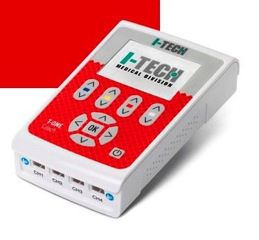 ELETTROSTIMOLATORE I-TECH T-ONE COACH - 4 CANALI - 48 PROGRAMMI + 10 PROGRAMMI DOPPIO UTENTE - Dispositivo medico CE 0476