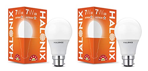 Image of Halonix Astron Star Base B22 7-Watt LED Bulb (Pack of 2, Cool White)