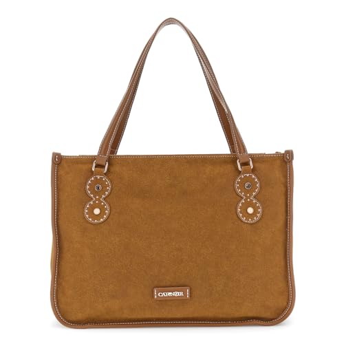Sac cabas daim avec cabochons CAFèNOIR, l'art du détail féminin
