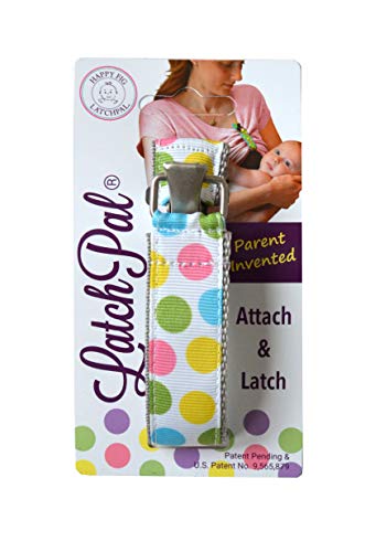 Image of LatchPal Breastfeeding Clip Makes Nursing and Pumping More Comfortable. Eliminate Neck Shoulder Strain. Quick Fastening, Easy to use, Hands-Free, Nursing Clip.