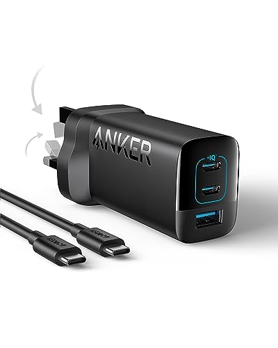 Anker 67W USB C Plug, PIQ 3.0 Compact and Foldable 3-Port USB C C...