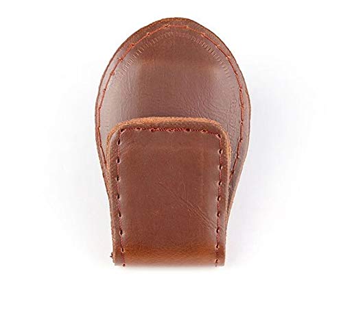 JBB Snooker Pool Leather Magnetic Chalk Holder Brown 2