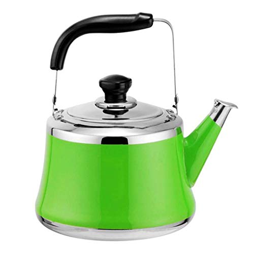 Pfeifkessel-304 Edelstahl-Gaskessel Pfeifen Hochleistungsverdickter Haushaltsgas-Induktionsherd Restaurantkessel, Gelb