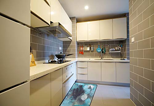 Tapis de cuisine antidérapant lavable en machine de 99 x 50 cm - 3