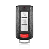 Keylessbest Replacement for Mitsubishi Lancer Outlander Sport Mirage Key Fob Remote Control 2017 2018 2019 2020 3 Buttons 315MHz OUC644M-KEY-N,Black