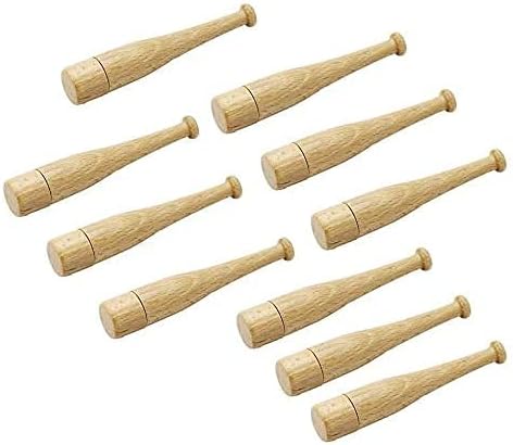 10 PCS Wooden Baseball Bat Model USB 2.0/3.0 USB Flash Drive Pen Drive USB Flash Disk PenDrive Memory Stick (2.0/1GB)