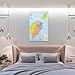 Sao Tome And Principe Map Posters World Map poster Picture Print Wall Art Painting Canvas Artworks Room Aesthetic 20x30inch(50x75cm)