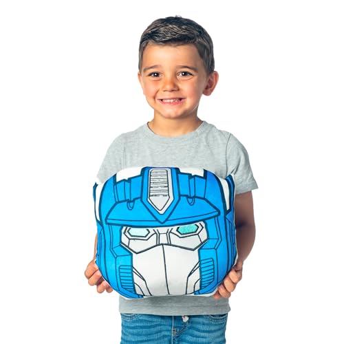 Image of Northwest Transformers Optimus Prime Cloud Pillow 12 inch - Robot Plush Stuffed Toy, Kids & Adults Room Decor